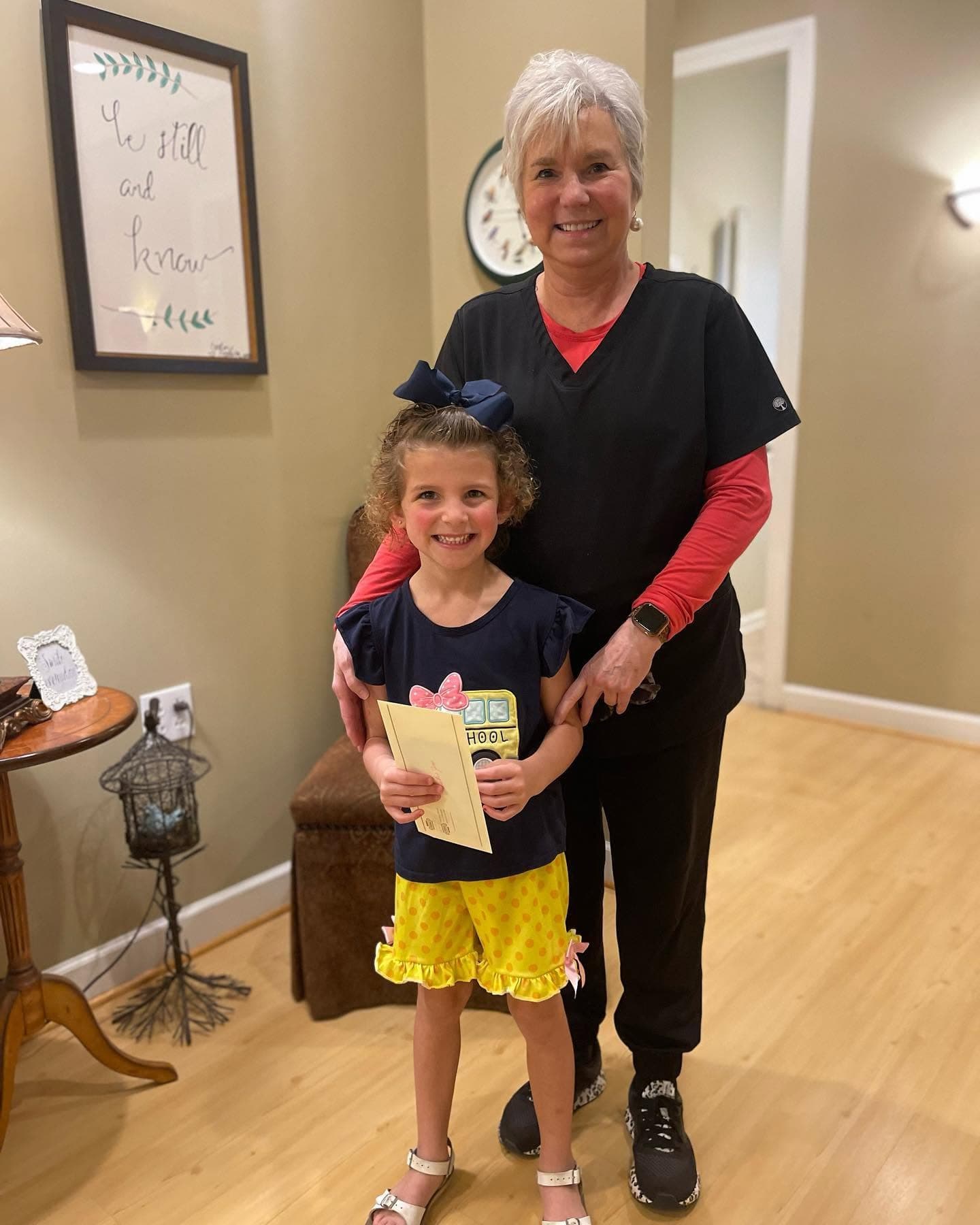 A team member with a young patient at Park Place Dental