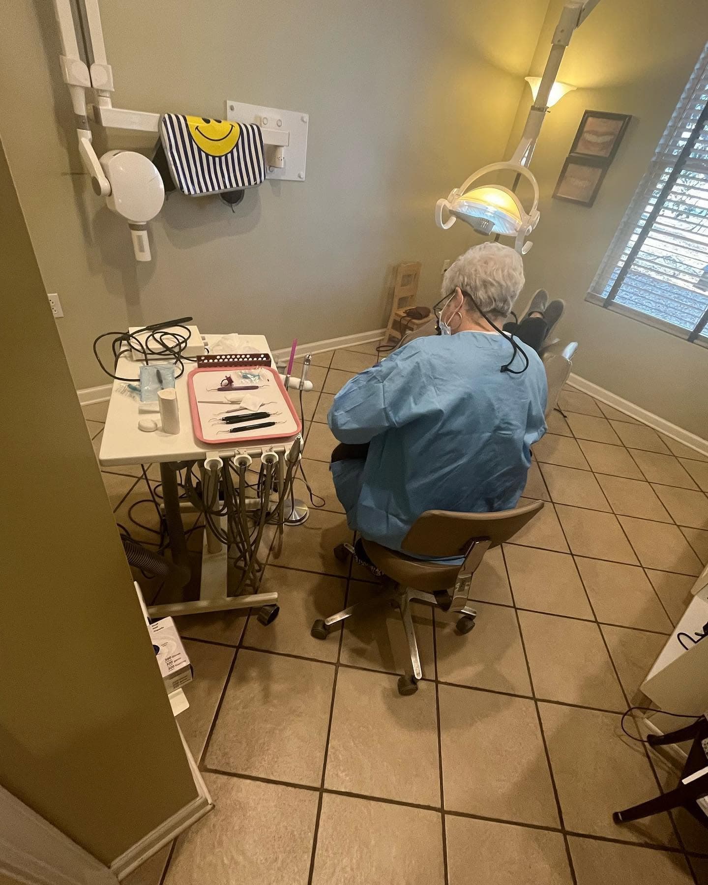 A Park Place Dental treatment room prepared for a procedure